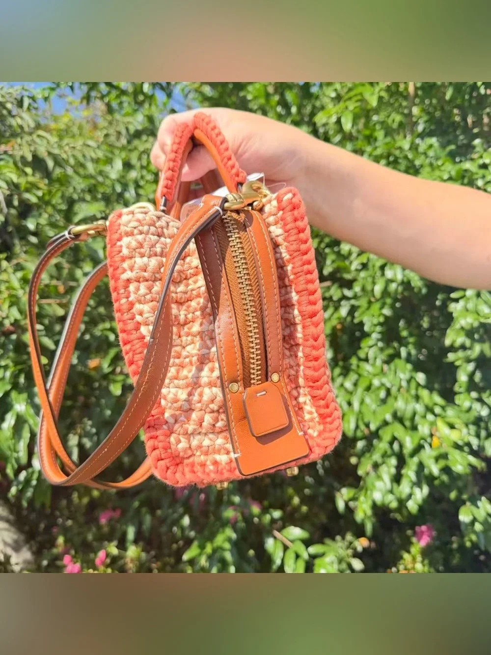 NWT COACH Rogue 20 With Crochet CJ635